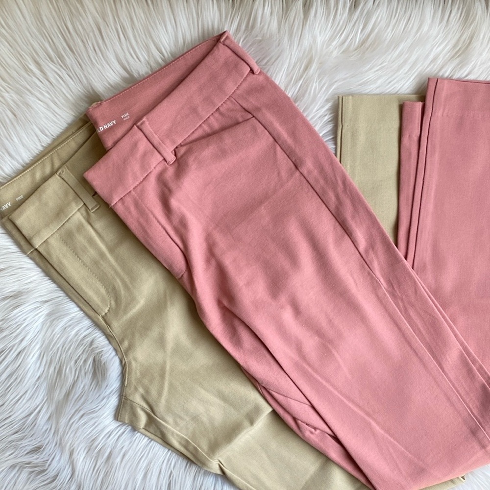 Old Navy Women's Pink Pixie Pants
